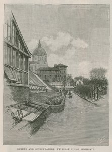 花园和温室，Fairseat House，Highgate 作者 英语学校