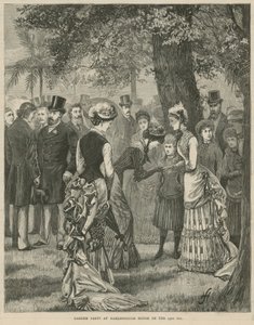 1883年7月23日在马尔堡庄园举行的花园派对 作者 英语学校