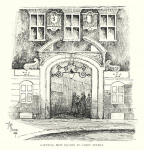 Gateway, New Square to Carey Street (litho) 作者 英语学校