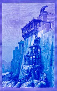 国会大厦的鹅，由Victor Duruy创作的罗马历史，1884年出版（数字增强图像） 作者 英语学校