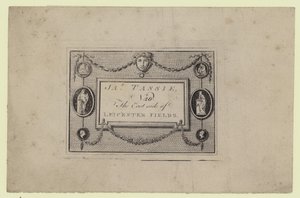 交易卡，Gem and Seal Modeller，James Tassie 作者 英语学校