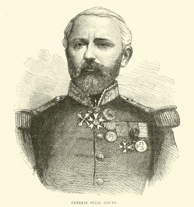 Felix Douay将军，1870年 作者 英语学校