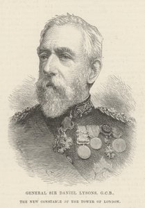 Daniel Lysons 将军，GCB，伦敦塔的新警官（雕刻） 作者 英语学校