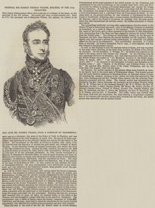 罗伯特·托马斯·威尔逊爵士将军，第 15 龙骑兵团上校（雕刻） 作者 英语学校