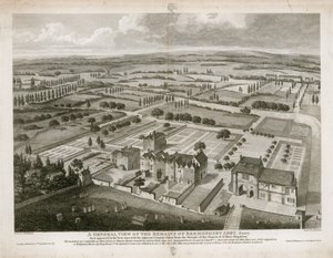 Bermondsey修道院遗骸的一般视图，因为它出现在1805年 作者 英语学校