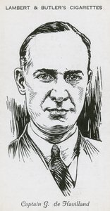 Geoffrey de Havilland，英国飞行员和飞机设计师和制造商 作者 英语学校