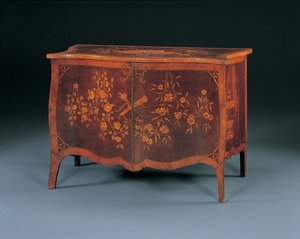 乔治三世的马桶洗手间，以约翰·科布（John Cobb）的形式写于1770年（ama色和郁金香木） 作者 英语学校