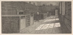乔治三世的图书馆，白金汉宫大图书馆（或西图书馆），摘自弗雷德里克-奥古斯塔-巴纳德：《皇家图书馆目录》，第一卷 作者 英语学校