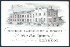 George Langridge＆Company，留下制造商，贸易卡 作者 英语学校