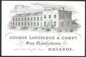 George Langridge＆Company，留下制造商，贸易卡 作者 英语学校