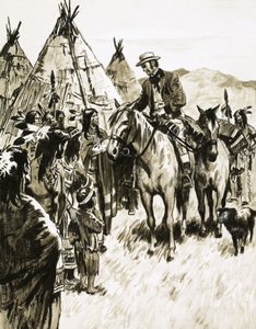 乔治皮博迪有勇气在印第安人中间骑行 作者 英语学校