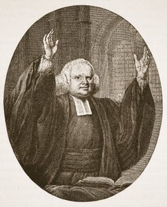 乔治怀特菲尔德，来自英格兰教会的插图：人民历史由HDM Spence-Jones，酒吧。 c.1910（棕褐色照片） 作者 英语学校