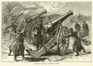 1871年1月在巴黎之前的德国电池 作者 英语学校