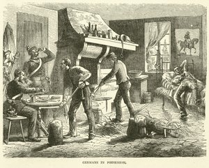 德国人占有，1870年9月 作者 英语学校