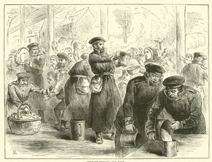 1871年1月，德国人提供食物 作者 英语学校
