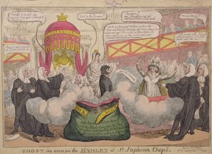 在圣斯蒂芬斯教堂的哈姆雷特看到鬼，酒吧。 1820 作者 英语学校