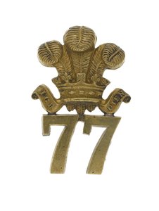 Glengarry 徽章，c.1874-81（黄铜） 作者 英语学校