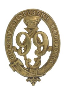 Glengarry 徽章，c.1875-81（黄铜） 作者 英语学校