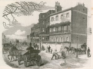 Gloucester House，皮卡迪利，伦敦，已故的格洛斯特公爵夫人的住所 作者 英语学校