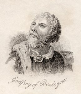来自&39;Crabb&39;s Historical Dictionary&39;的Bouillon的Godfrey，于1825年出版 作者 英语学校