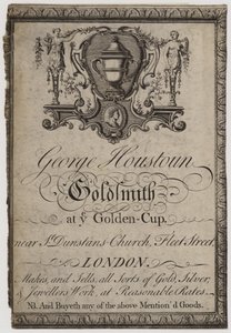 金匠和银匠，George Houstoun，交易卡 作者 英语学校
