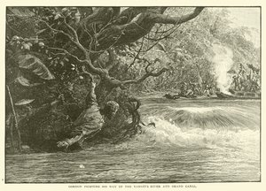 Gordon fighting his way up the Yangtze River and Grand Canal (engraving) 作者 英语学校
