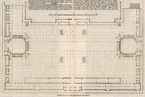 1862年国际展览大楼的平面图 作者 英语学校