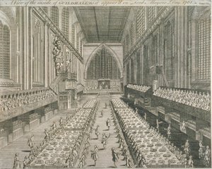Guildhall，Gentlemans Magazine，1761 作者 英语学校