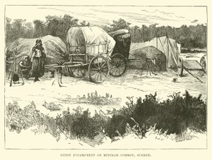 关于Mitcham Common，萨里的吉普赛人营地 作者 英语学校