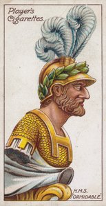 英国皇家海军 "Formidable "号战舰（chromolitho） 作者 英语学校