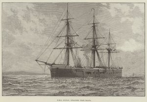 HMS Sultan，搁浅在马耳他附近（雕刻） 作者 英语学校