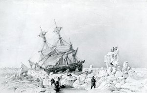 HMS Terror被冰封 作者 英语学校