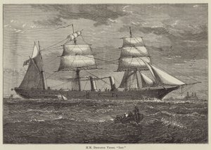 英国皇家海军运输船 "Iris "号（雕刻） 作者 英语学校