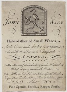 Haberdashers，John Sage，交易卡 作者 英语学校