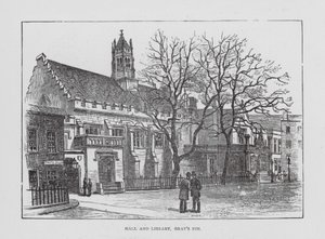 格雷律师学院大厅和图书馆（石印版） 作者 英语学校