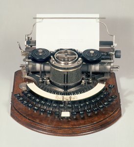 Hammond打字机，带有理想的键盘，c.1895