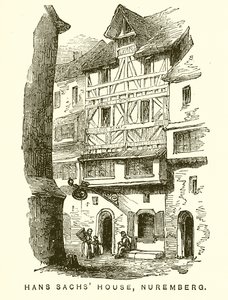 纽伦堡的Hans Sachs House 作者 英语学校