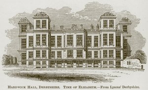 Hardwick Hall，德比郡，英国综合历史的插图 作者 英语学校