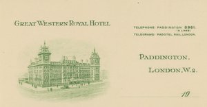 Great Western Royal Hotel酒店的标题信纸 作者 英语学校