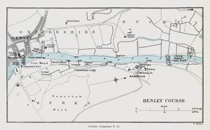 Henley Course (coloured engraving) 作者 英语学校