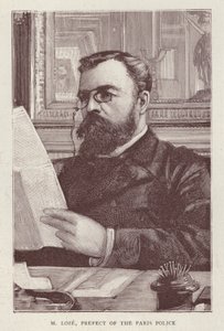 Henri Loze，法国政治家和巴黎警察局局长（石膏）。 作者 英语学校