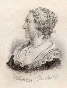 法国的Henrietta Maria，来自&39;Crabb&39;s Historical Dictionary&39;，1825年出版 作者 英语学校