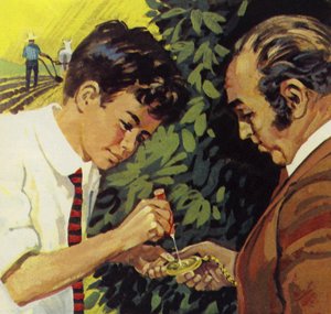 亨利福特很高兴修理邻居的手表 作者 英语学校