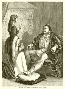 亨利八世和凯瑟琳帕尔，1546年 作者 英语学校