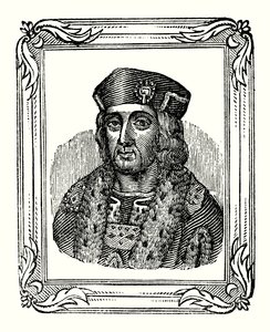 亨利七世生于1457年，1485年加冕，1509年去世（雕刻）。 作者 英语学校