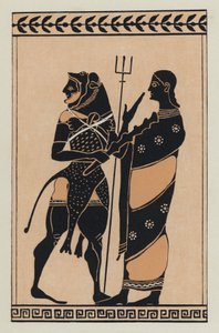 海格力斯与波塞冬（彩色石版画） 作者 英语学校