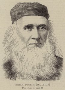 Hiram Powers，雕刻家（雕刻） 作者 英语学校
