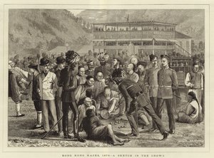 香港赛马于1876年举行 作者 英语学校