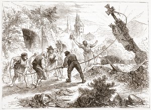 Hottinger摧毁了这张照片，插图来自James Aitken Wylie（1808-1890），酒吧的新教历史。 1878年 作者 英语学校