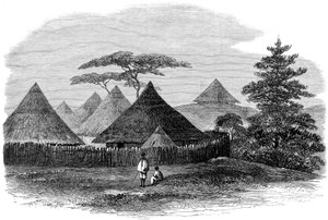 马格达拉的房子，从英国远征到阿比西尼亚，1868年 作者 英语学校